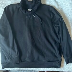 PINK Victoria Secret Sherpa black color